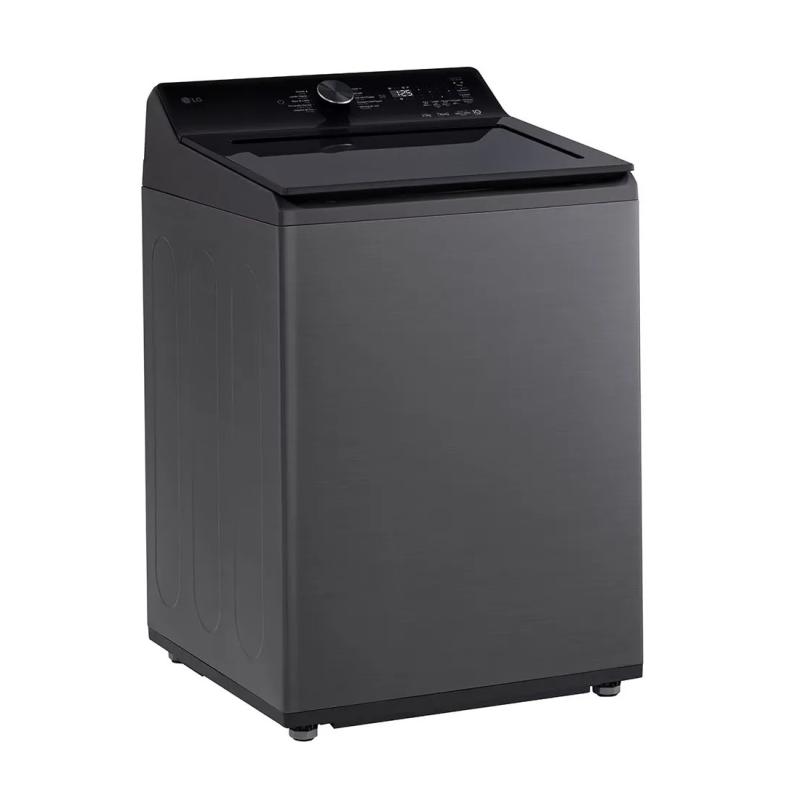 LAVADORA DE CARGA SUPERIOR LG AI DD SMART INVERTER 25 KG ACERO NEGRO WT25PBTX6